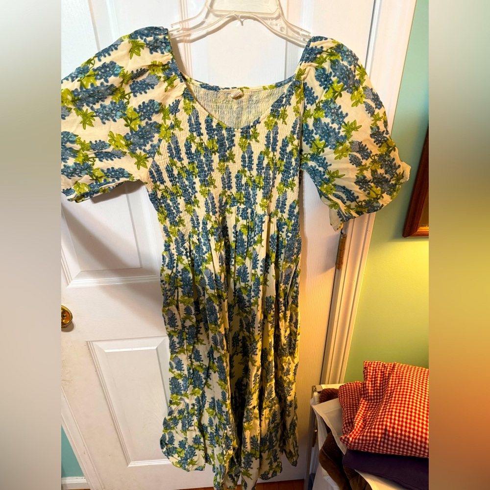 Kate quinn blue bonnet dress